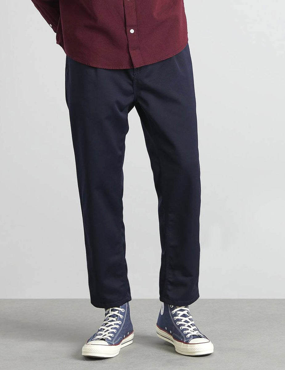 Carhartt-WIP Abbott Pant 'Millington Twill' (Tapered Fit) Dark Navy